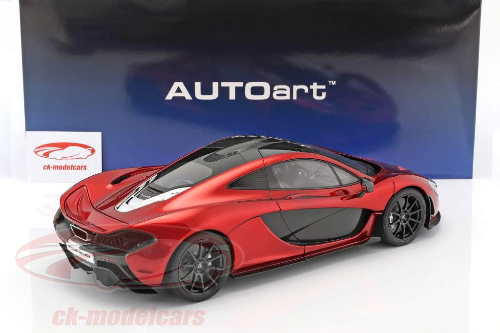 McLaren P1 year 2013 volcano red 1:12 AUTOart