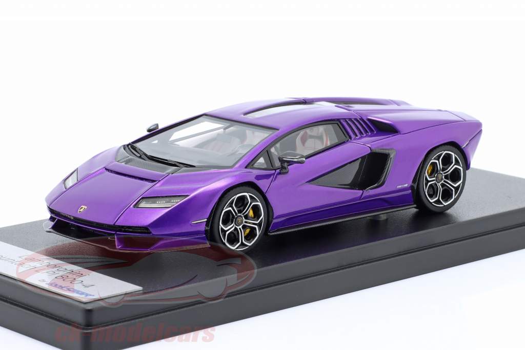 Lamborghini Countach LPI 800-4 Год постройки 2022 pasifae фиолетовый 1:43 LookSmart