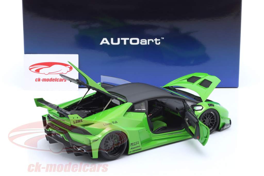 LB Silhouette Works Lamborghini Huracan GT 2019 pearl green 1:18 AUTOart