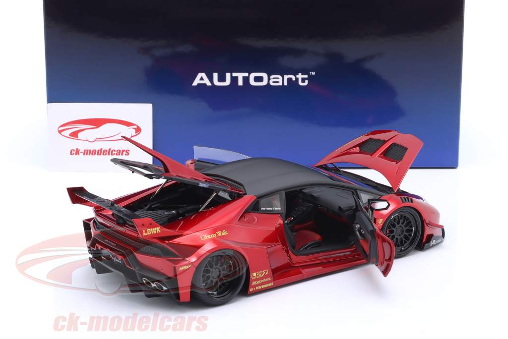 自動車 AUTOart 1/18 Lamborghini LB Performance AUTOart 1:18 Liberty Walk LB Silhouette Lamborghini Huracan