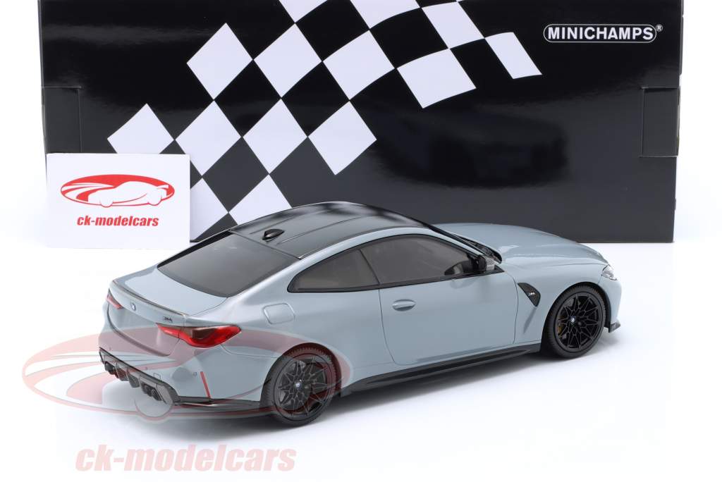 Minichamps 1:18 BMW M4 (G82) 建設年 2020 グレー メタリックな