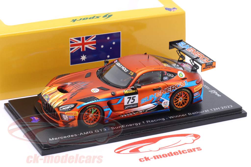 Mercedes-AMG GT3 #75 победитель 12h Bathurst 2022 SunEnergy 1 Racing 1:43 Spark