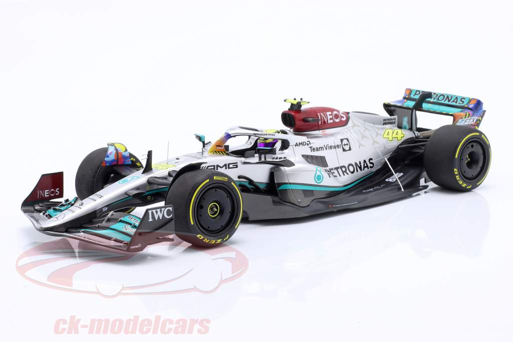 Lewis Hamilton Mercedes-AMG F1 W13 #44 6th Miami GP Formula 1 2022 1:18 Minichamps