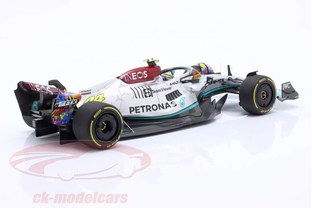 Lewis Hamilton Mercedes-AMG F1 W13 #44 6th Miami GP Formula 1 2022 1:18 Minichamps