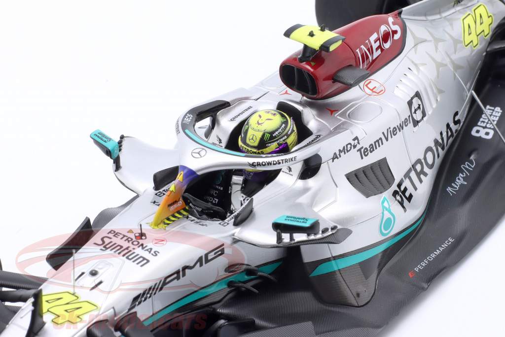 Lewis Hamilton Mercedes-AMG F1 W13 #44 6th Miami GP Formula 1 2022 1:18 Minichamps