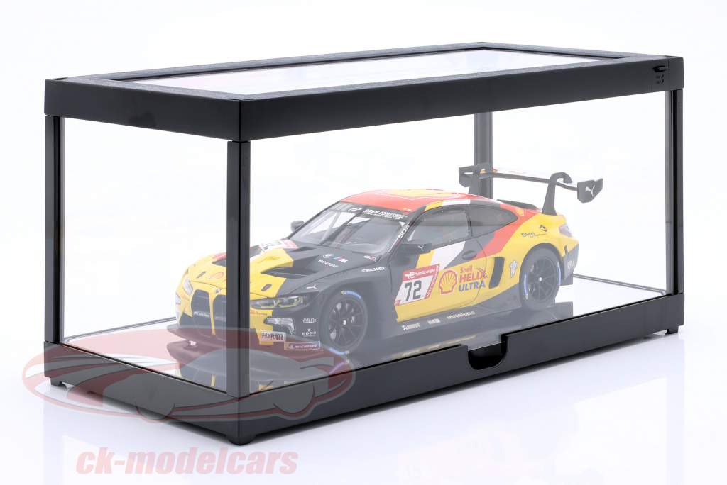 vitrine unique noir avec Éclairage LED pour échelle 1:18 Triple9