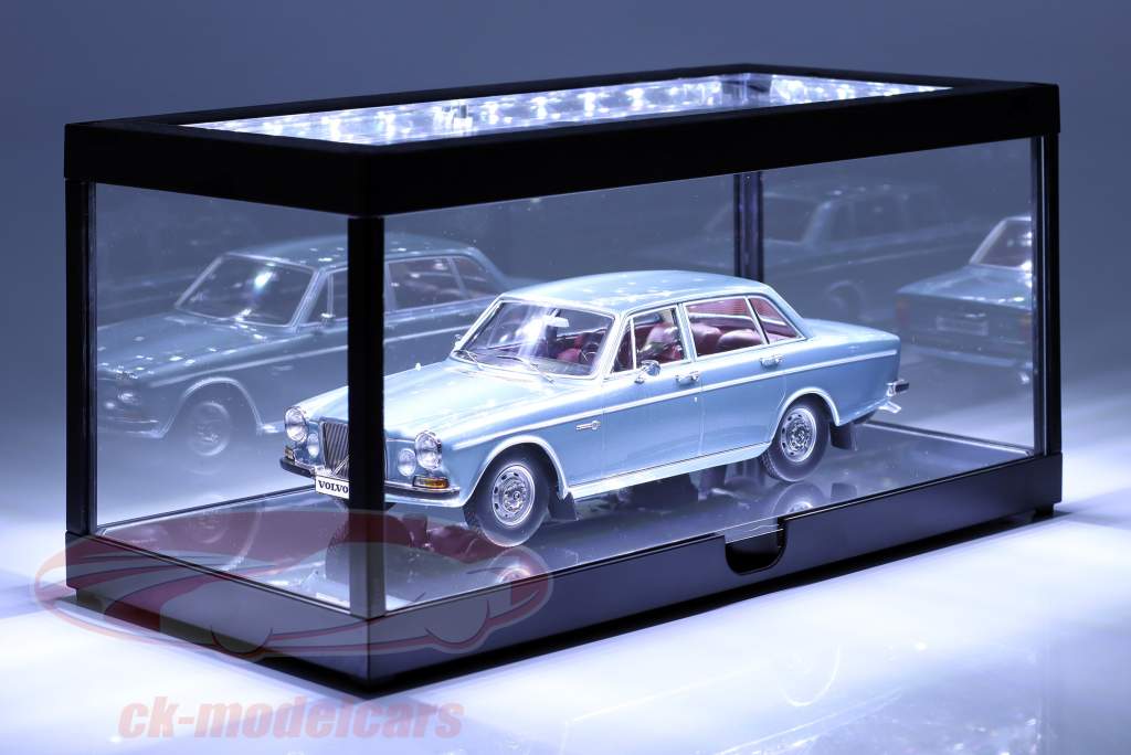 escaparate único negro con Iluminación LED para escala 1:18 Triple9