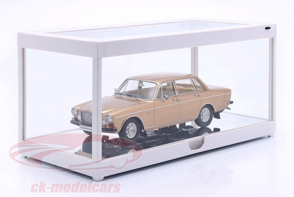 single showcase white with LED lighting for scale 1:18 Triple9