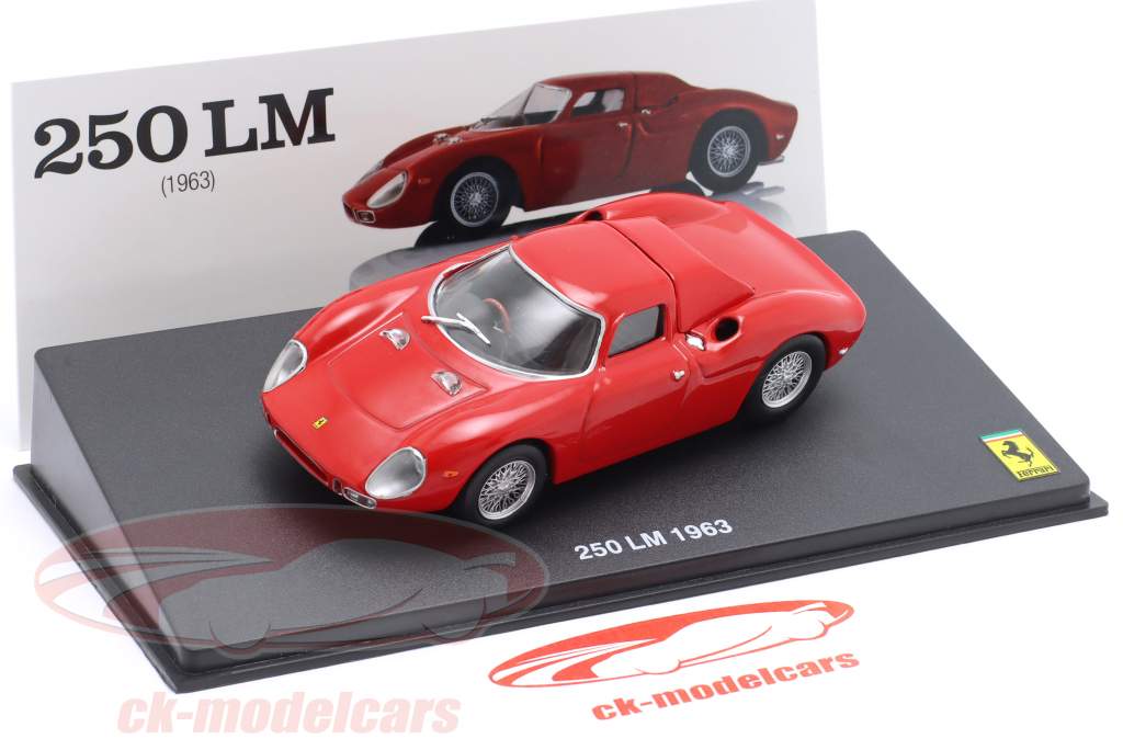 Ferrari 250 LM Année de construction 1963 rouge 1:43 Altaya