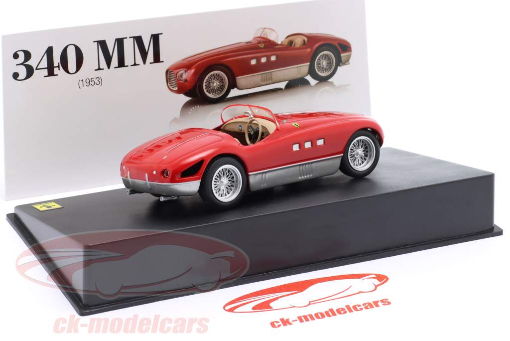 Ferrari 340 MM Byggeår 1953 rød 1:43 Altaya