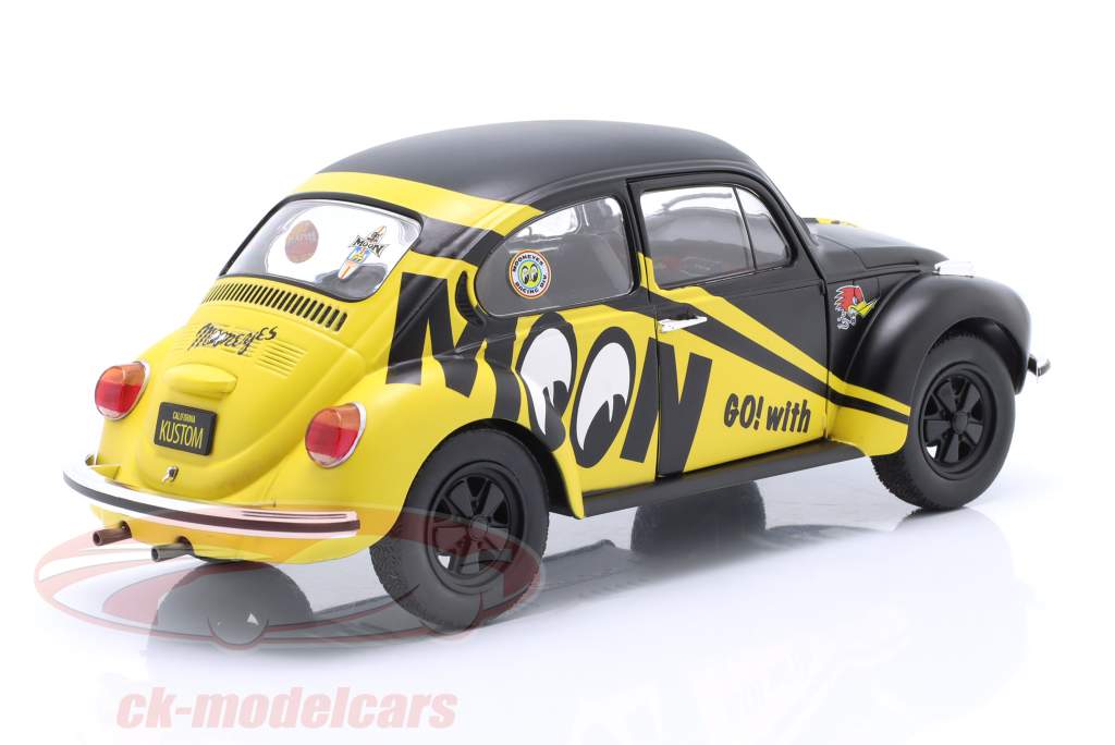 Volkswagen VW Scarabée 1303 Go! with Moon 1974 noir / jaune 1:18 Solido