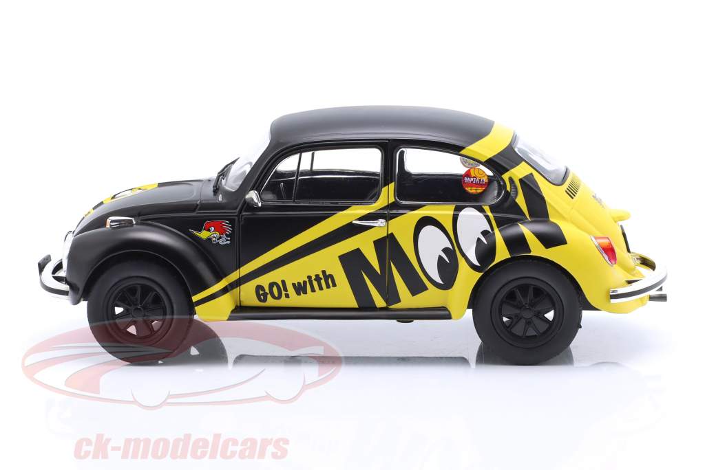 Volkswagen VW Scarabée 1303 Go! with Moon 1974 noir / jaune 1:18 Solido