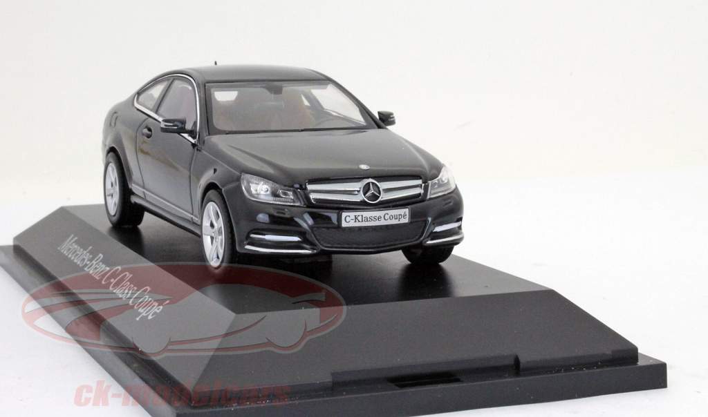 メルセデス·ベンツ Cクラス クーペ 磁鉄鉱 黒 1:43 ノレブ