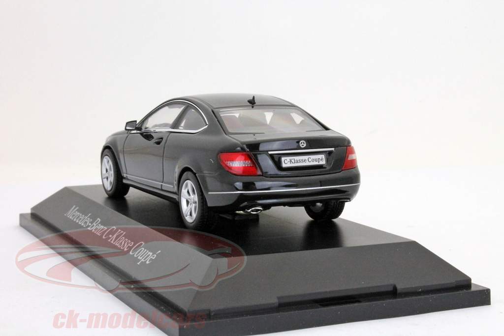 メルセデス·ベンツ Cクラス クーペ 磁鉄鉱 黒 1:43 ノレブ