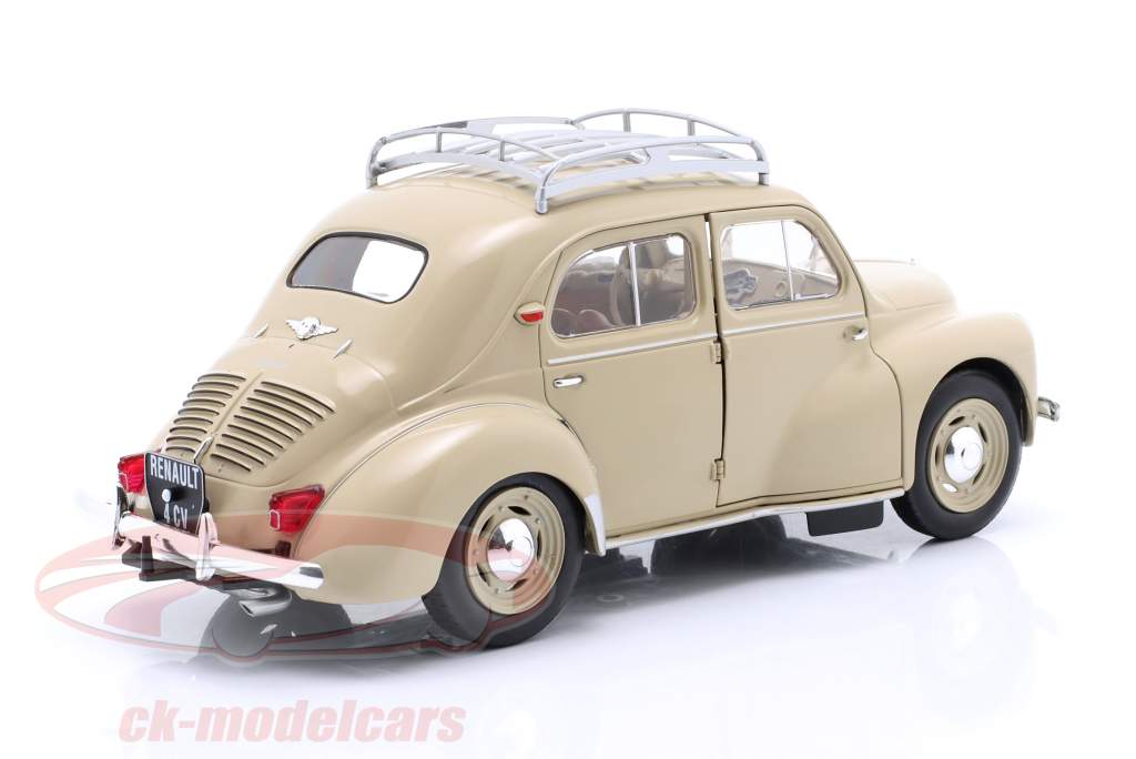 Solido 1:18 Renault 4CV Tourterelle year 1956 beige S1806605