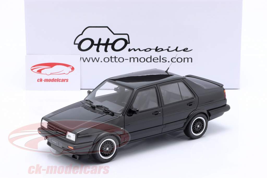 Volkswagen VW Jetta MK2 Byggeår 1987 sort 1:18 OttOmobile