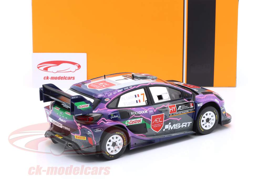 Ford Puma Rally1 #7 4位 アクロポリス Rallye 2022 Loubet, Landais 1:18 Ixo