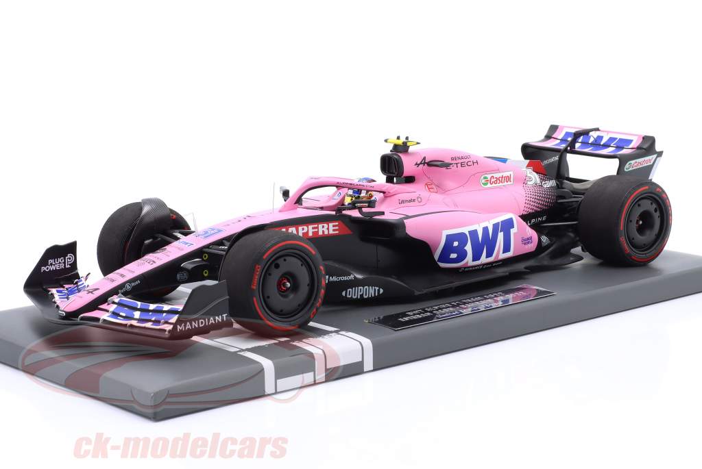 Esteban Ocon Alpine A522 #31 7th Bahrain GP Formel 1 2022 1:18 Minichamps