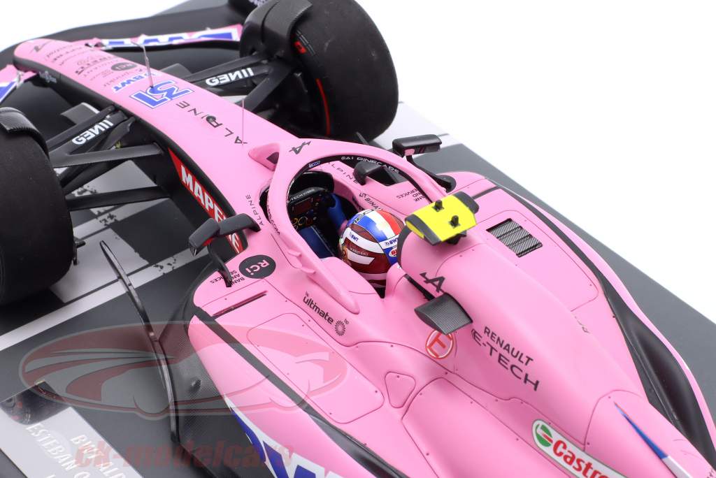 Esteban Ocon Alpine A522 #31 7mo Bahréin GP fórmula 1 2022 1:18 Minichamps