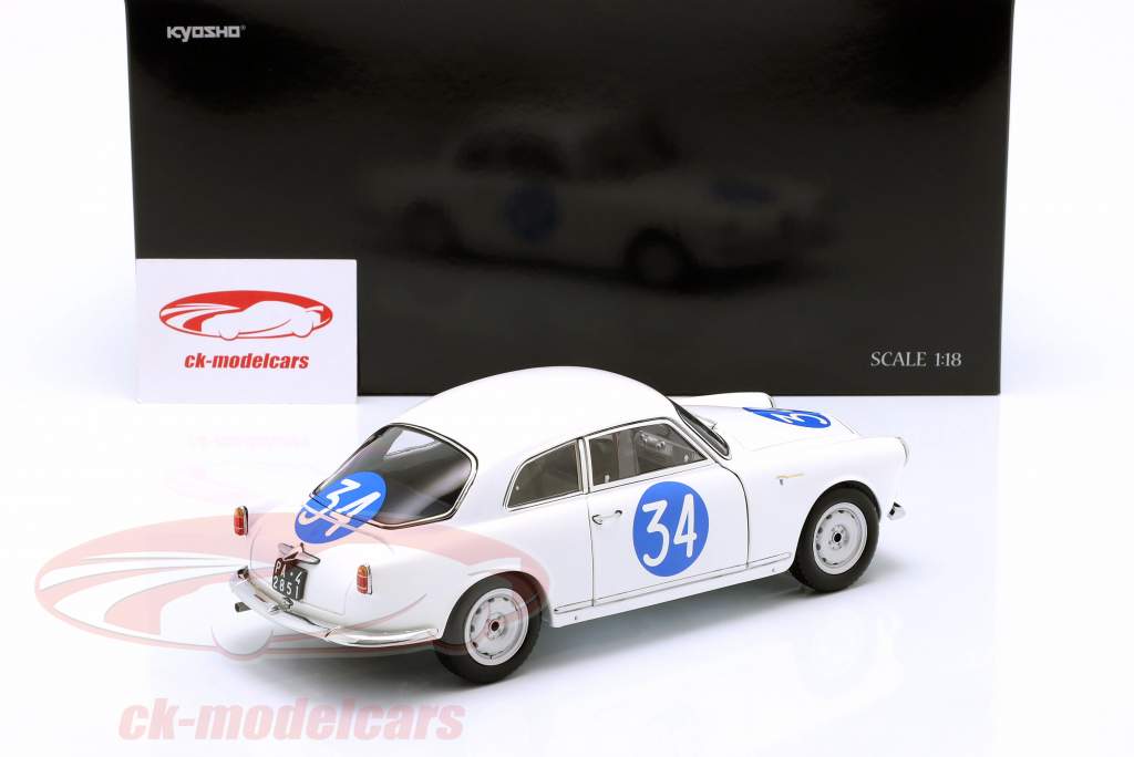 Alfa Romeo Giulietta SV #34 Targa Florio 1960 Emanuele, D'Angelo 1:18 Kyosho
