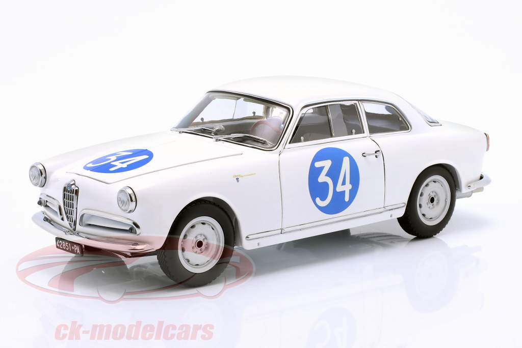 Alfa Romeo Giulietta SV #34 Targa Florio 1960 Emanuele, D'Angelo 1:18 Kyosho
