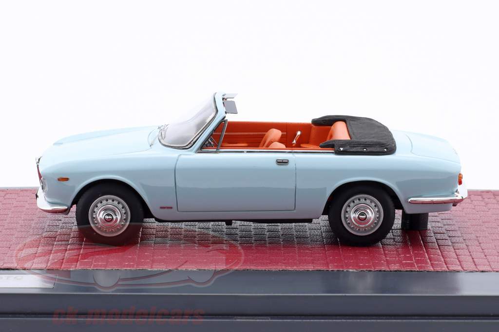 Alfa Romeo Giulia GTC Touring Cabriolet Ano de construção 1964 turquesa 1:43 Matrix