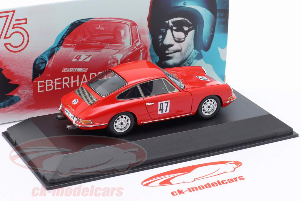 Porsche 911 Eberhard Mahle #47 красный 1:43 Spark