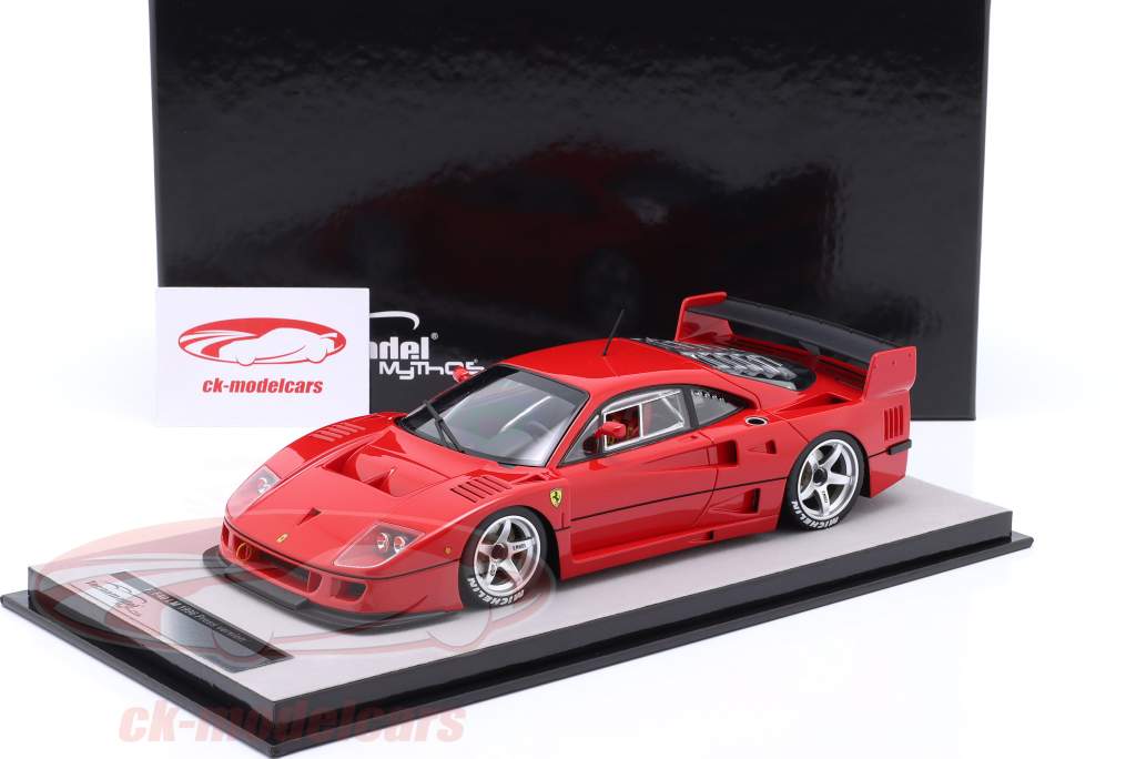 Ferrari F40 GTE Trykke version 1996 rød 1:18 Tecnomodel