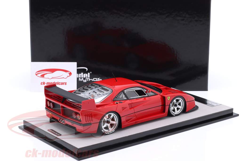 Ferrari F40 GTE Trykke version 1996 rød 1:18 Tecnomodel