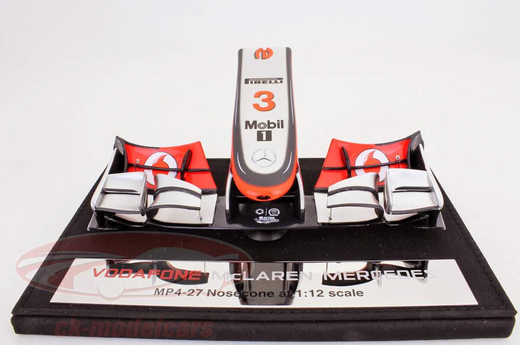 ジェンソン·バトンマクラーレンMP4-27フォーミュラ1 2012ノーズコーン1時12アマルガム