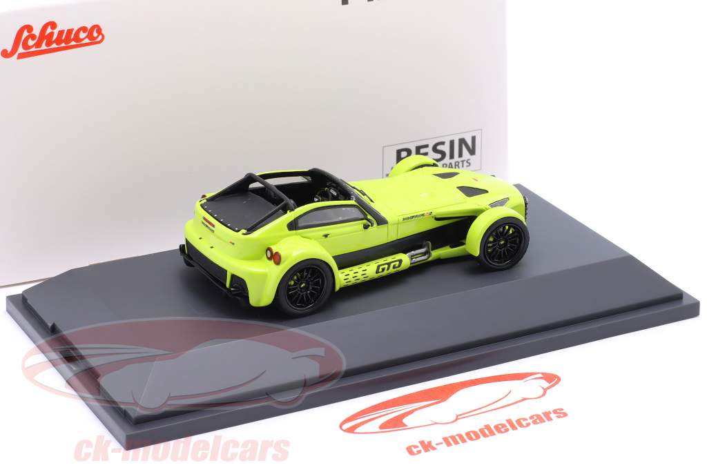Donkervoort D8 GTO-RS Byggeår 2016 grøn / sort 1:43 Schuco