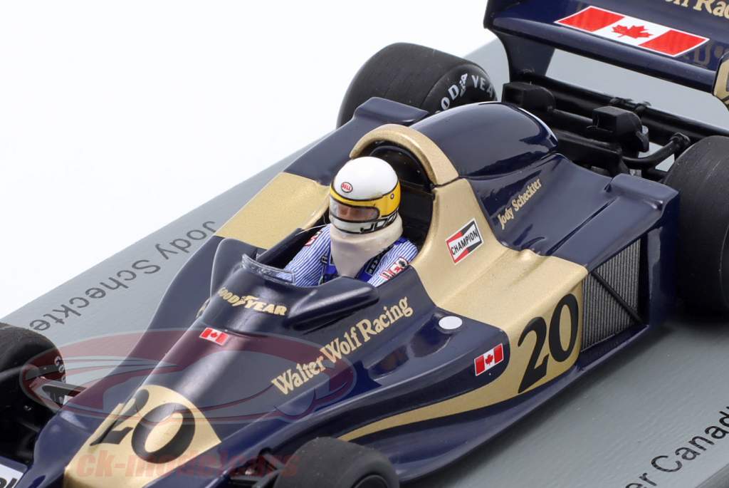 Jody Scheckter Wolf WR1 #20 Winner Canada GP Formula 1 1977 1:43 Spark