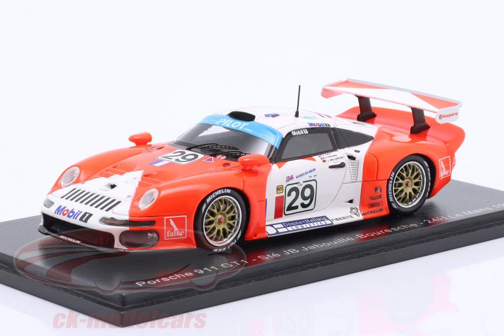 Porsche 911 GT1 #29 24h LeMans 1997 Gartzen, Thévenin, Ferté 1:43 Spark