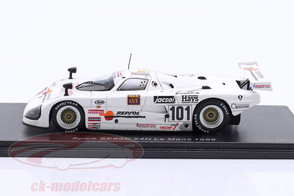 Spice SE88C #101 24h LeMans 1989 Velez, Adams, Taverna 1:43 Spark