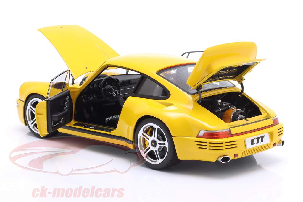 RUF Porsche CTR Anniversary Année de construction 2017 fleurir jaune 1:18 Almost Real