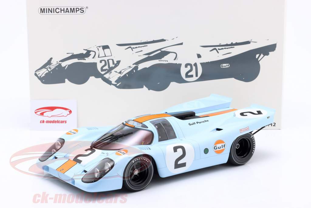 Porsche 917K #2 vinder 24h Daytona 1970 Rodriguez, Kinnunen, Redman 1:12 Minichamps