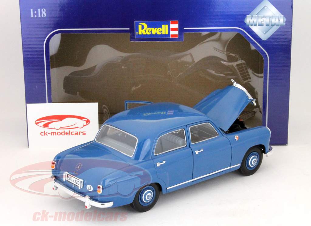 梅赛德斯 - 奔驰180庞顿蓝/蓝1:18雷维尔