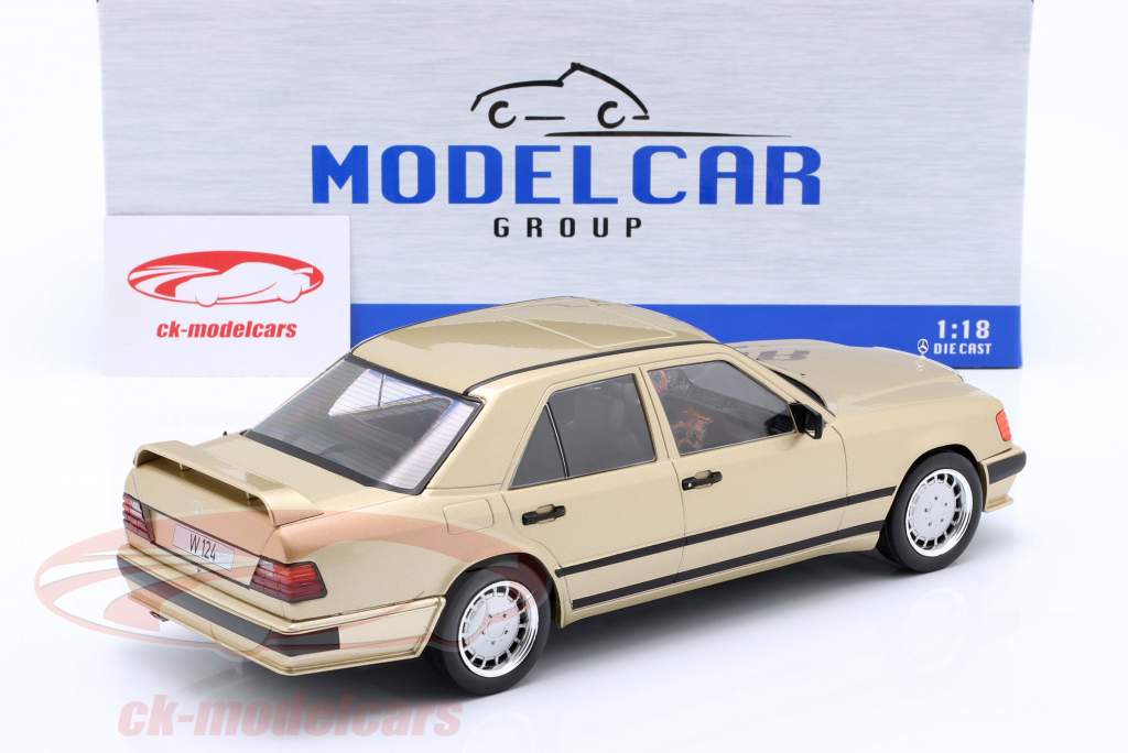 Mercedes-Benz W124 Tuning 建造年份 1986 浅褐色的 金属 1:18 ModelCar Group