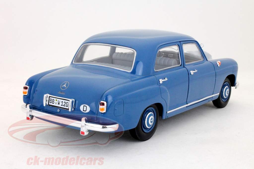 梅赛德斯 - 奔驰180庞顿蓝/蓝1:18雷维尔