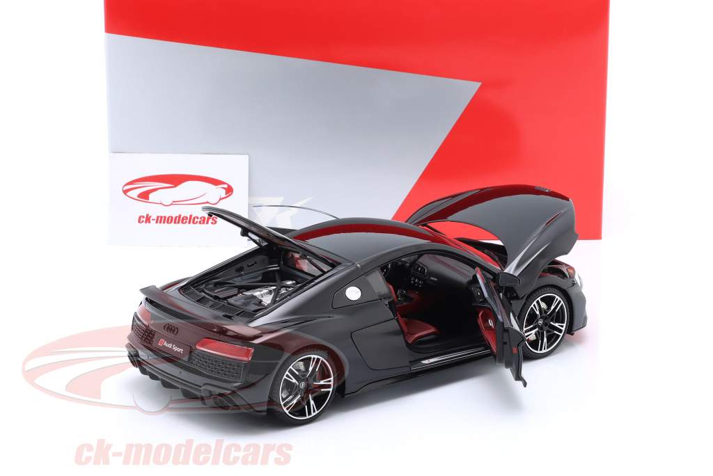 Audi R8 Coupe Año de construcción 2019 negro 1:18 KengFai