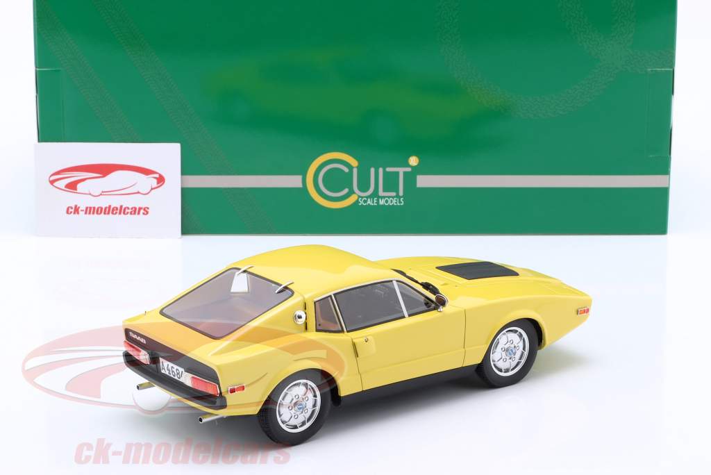 Saab Sonnet III 建设年份 1973 黄色的 1:18 Cult Scale
