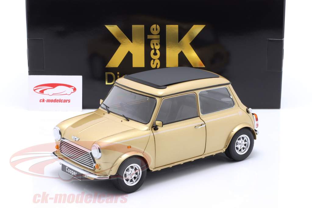 KK-Scale 1:12 サンルーフ付きミニ クーパー RHD ゴールド