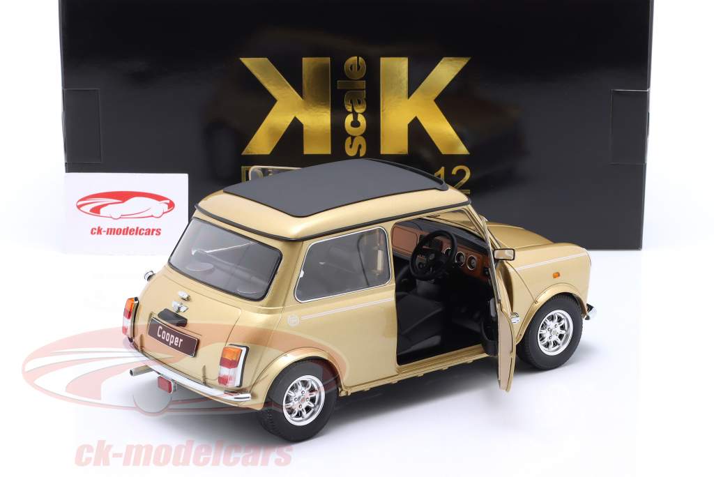 Mini Cooper RHD 带天窗 金色金属 1:12 KK 比例