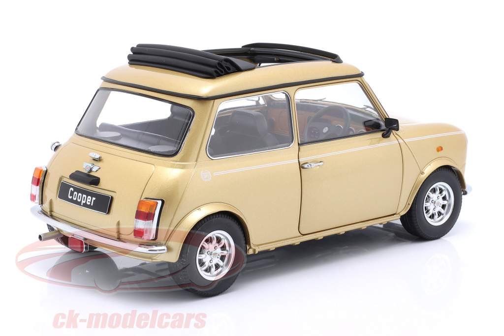 Mini Cooper RHD 带天窗 金色金属 1:12 KK 比例