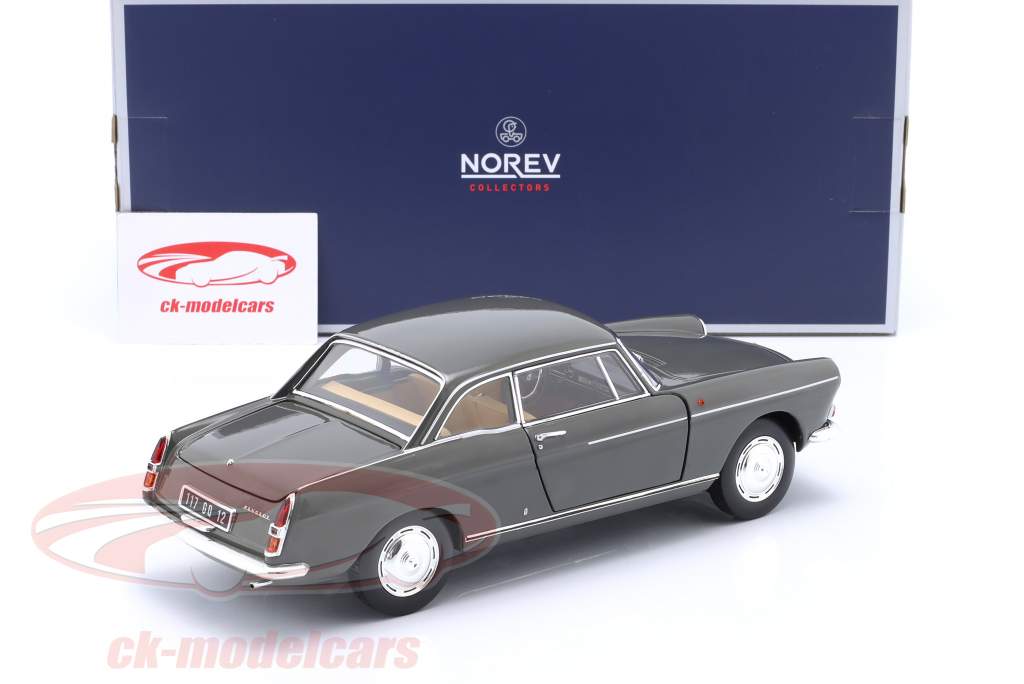 Peugeot 404 Coupe 建设年份 1967 石墨灰 1:18 Norev