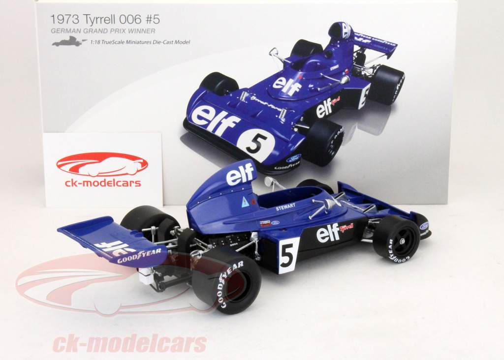 J.スチュワートティレル006＃5フォーミュラ1ワールドチャンピオン1973 1時18 TrueScale