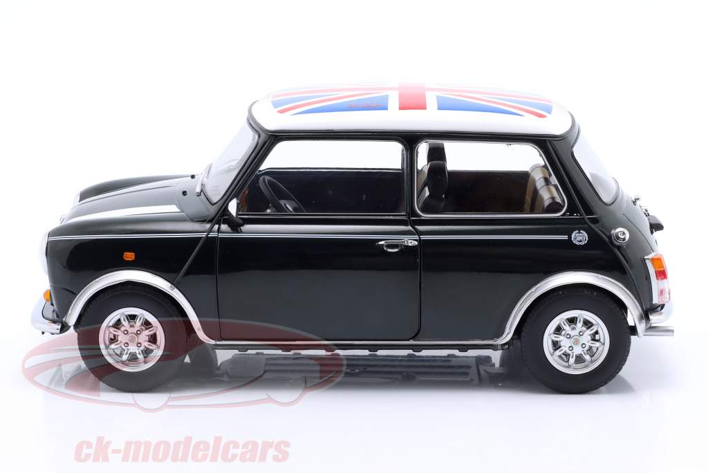 Mini Cooper Union Jack LHD 深绿色 金属的 / 白色的 1:12 KK-Scale