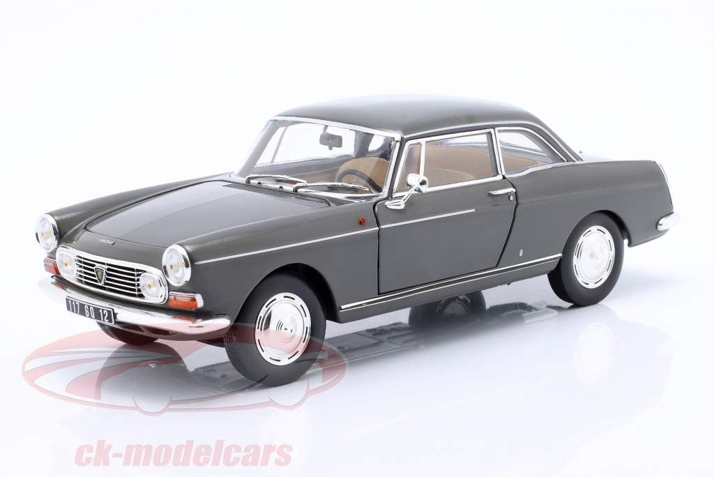 Peugeot 404 Coupe 建设年份 1967 石墨灰 1:18 Norev