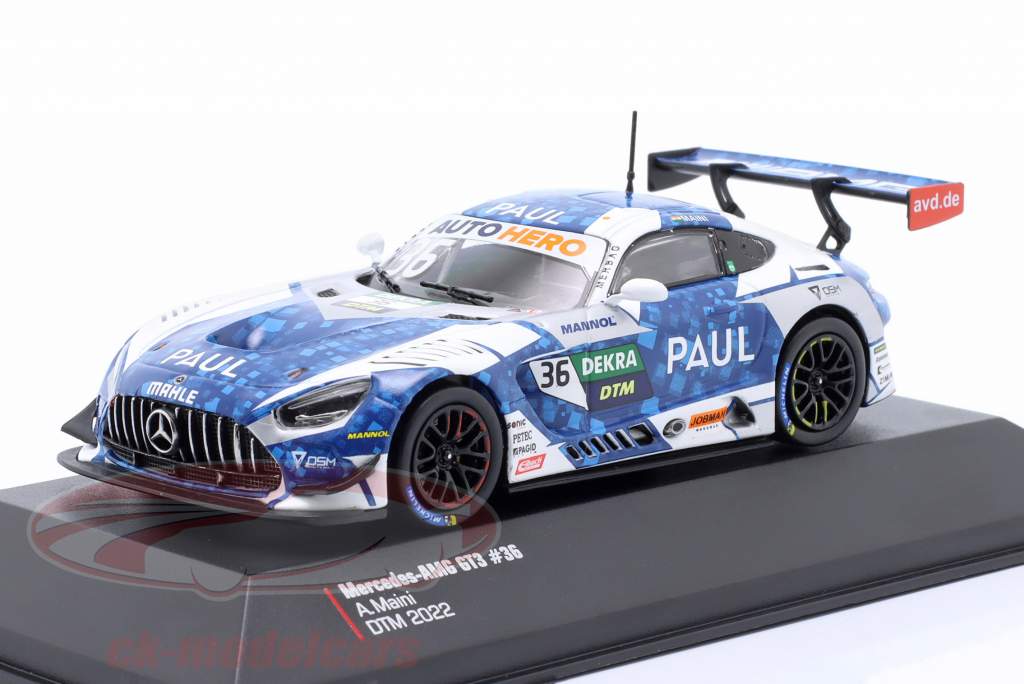 Ixo 1:43 Mercedes-AMG GT3 #36 DTM 2022 Arjun Maini HRT-I-AMG