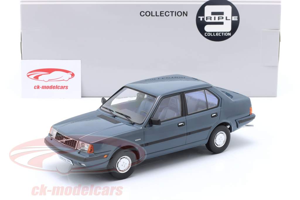 Volvo 360 Ano de construção 1987 azul acinzentado 1:18 Triple9